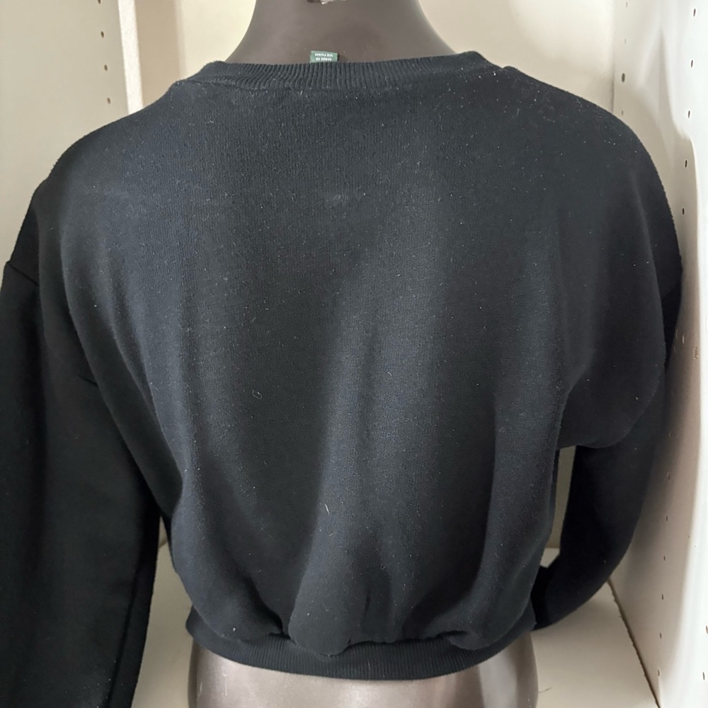 Woman’s wild fable crop top pull over sweatshirt, size medium - Picture 8 of 15